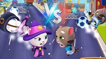 Talking Tom Gold Run 🐭⚽🐰: Running Cat Free Kick#Part 49 || Walkthrough, iOS, Android Gameplay 2022