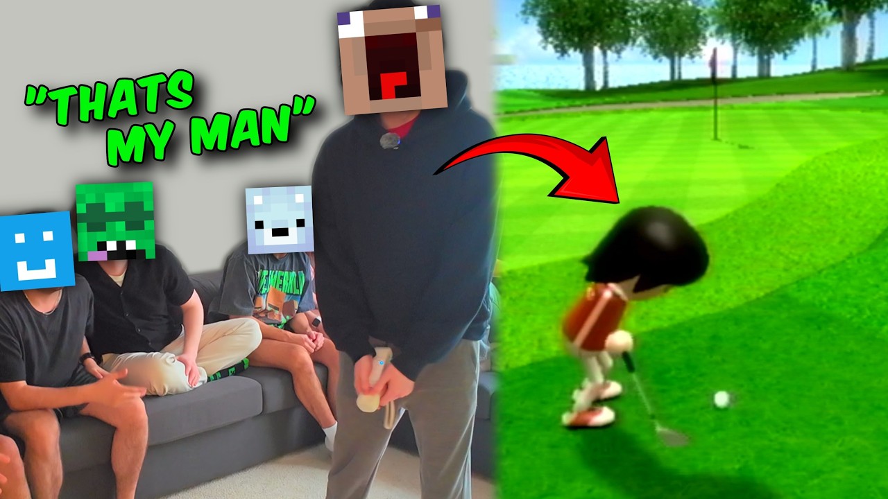 Wii Golf is SO FUNNY With The Goofy Gang