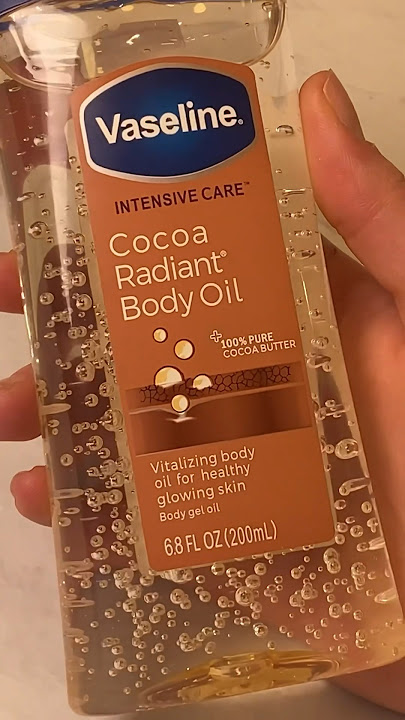 Vaseline Cocoa Butter Gel Body Oil #viralskincare #winterskincare #amazonfinds #liptint #coconutoil