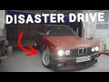 Reassembly  first drive ends in disaster  m52 swapped bmw e30 build shakedown run mot fail  056