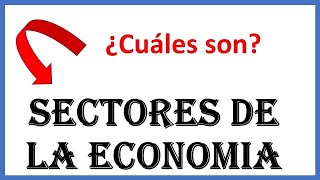Cuales Son Los 3 Sectores De La Economía Facil Para Contabilidad O Sic I