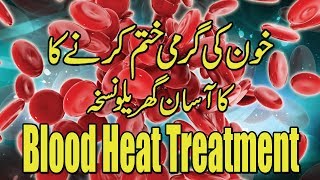 Khoon ki Garmi ka ilaj Asan Gharelu Nuskha - blood heat treatment