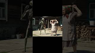 Бабушка и пришелец  #ии #veo3