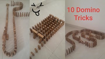 10 New Domino Tricks with JENGA | The Jenga Artist