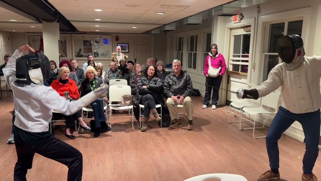 Cris v Joseph foil fencing assault for HWTN 