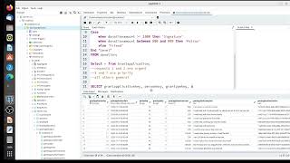 Learning SQL using PostgreSQL Case