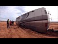 Class A Motorhome Beached in the Mud. Cat D6 Dozer Off Road Recovery.