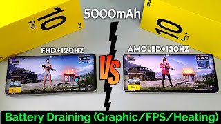 Realme 10 Pro Plus Vs Realme 10 Pro PUBG Battery Draining Test | Realme 10  Plus PUBG FPS & Graphic