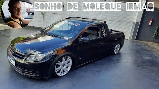 Saveiro G5 Socada No Chão Rolê De Saveiro Rebaixada