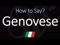 How to Pronounce Genovese? (CORRECTLY) Meaning & Italian Pronunciation