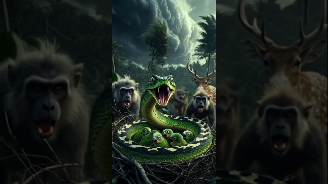 Parrot vs Snake 🦜🐍 | Dushmani Nahi Dosti 😲 | Emotional Jungle Story 