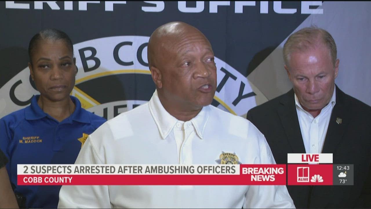 'Our hearts are broken here in Cobb County': Sheriff after 2 deputies ...