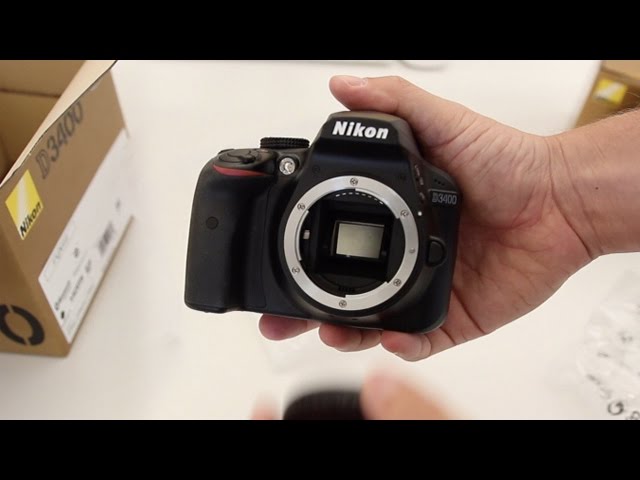Nikon D3400 Unboxing - Review of what you get in the box - YouTube