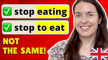 GERUNDS (-ing) and INFINITIVES (to + verb) in English | English grammar lesson