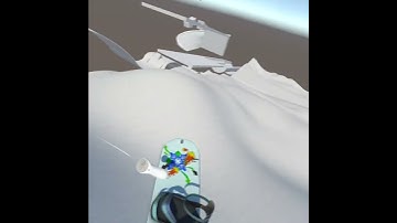 Snowboarding game dev log 7 #snowboarding #gamedevblog #quest2 #vr
