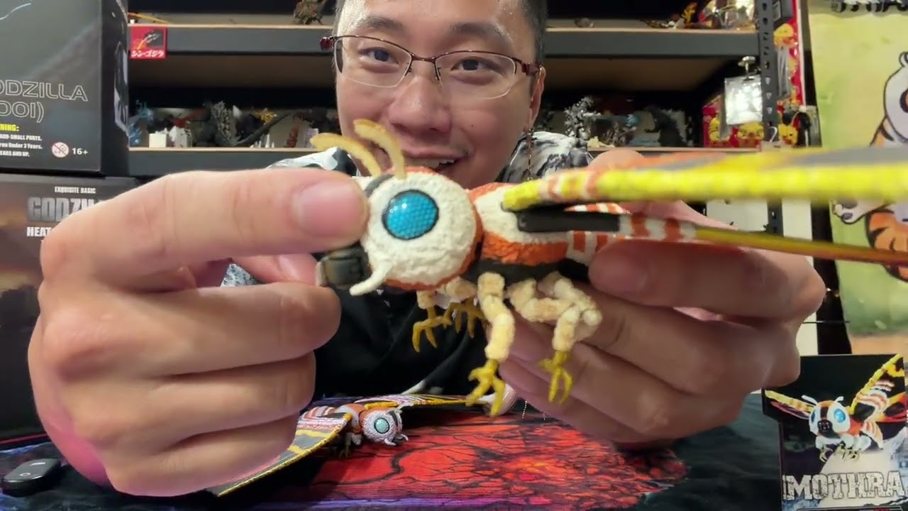 S.H.MonsterArts ★初版★巴特拉/摩斯拉 成蟲組!!讓我們夢迴到1992年蝶龍摩斯拉 ★ 與S.H.MonsterArts 再版比較~