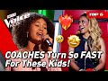 FASTEST Chair Turns on The Voice Kids! ✨🤯  | Top 6