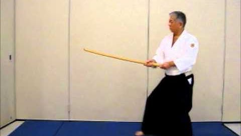 Bokken Suburi - Tsuki - AAA 5th Kyu Ki Test and Exercise