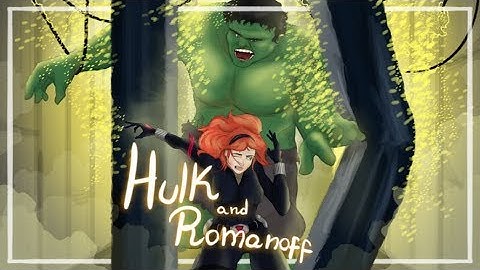 Hulk and Romanoff -  Speedpainting Timelapse in Sketchbook Pro 2019