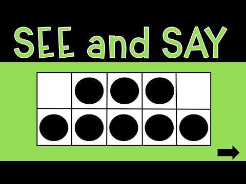 Subitising SEE & SAY