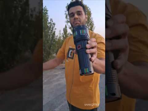 تست نور قوی ترین چراغ قوه اسمال سان  273 برد نورش ببین