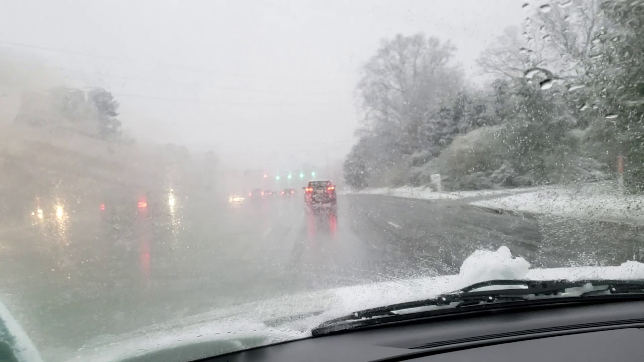 Raleigh snow YouTube