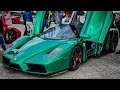 Emerald Ferrari Enzo at Bishopscourt Racing Circuit