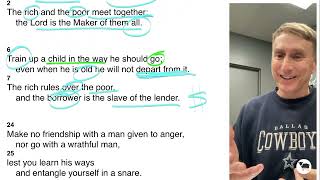 Proverbs 22 Bible Study