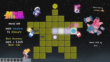 [ADOFAI] MN-X Night Wander (cnsouka Remix) - 1.4x Single tap