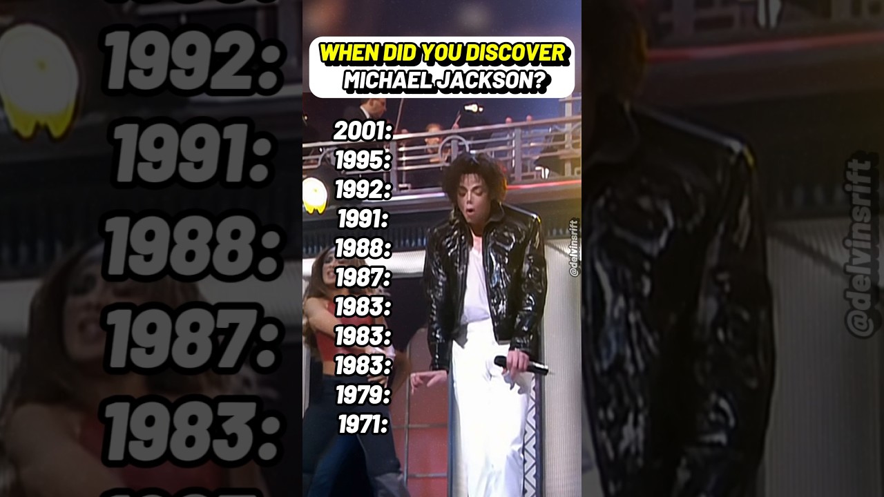Mira When Did You Discover Michael Jackson? en YouTube Mira When Did You Discover Michael Jackson? en YouTube