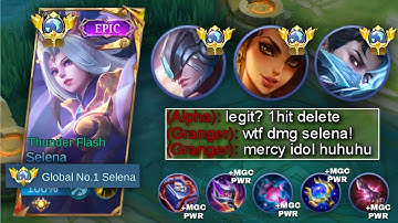 NEW SEASON! TOP GLOBAL SELENA NEW ITEM BUILD IS HERE🔥 (BEST BUILD) | SELENA MVP GAMEPLAY - MLBB