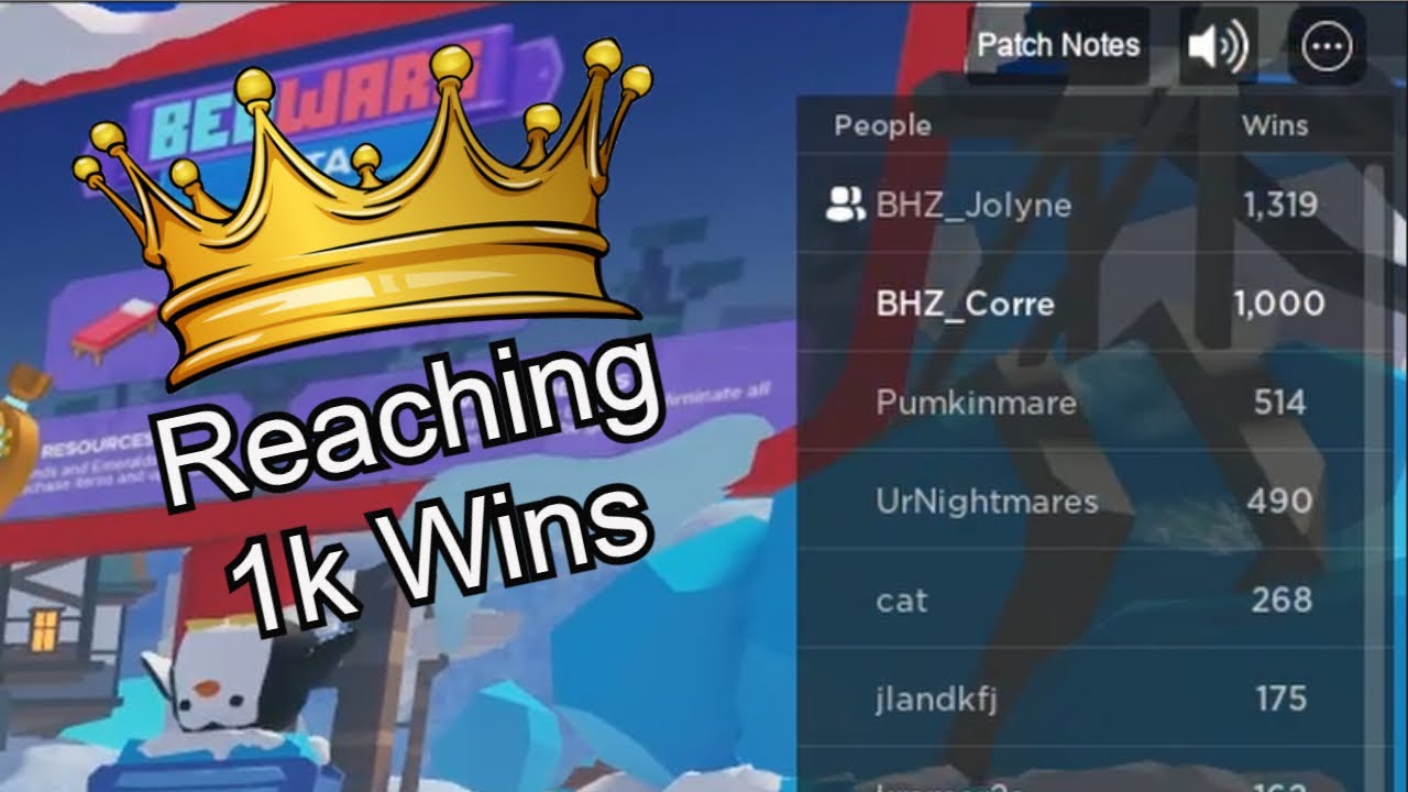 Reaching 1k Wins In Roblox Bedwars - YouTube