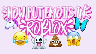 How to use emoji in Roblox! || Bloxburg ||