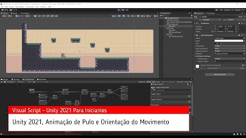 [2022] Unity 2021,  Animação de Pulo e Orientação do Movimento  (Aula 9)
