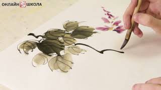 Курс японской живописи Суми-э «Семь осенних трав»