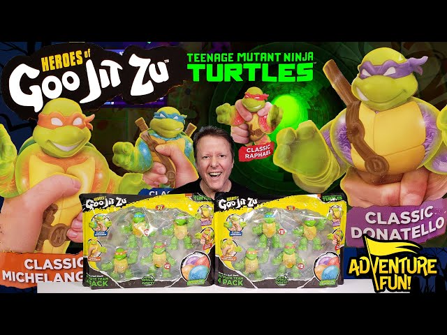 4 Heroes of Goo Jit Zu Teenage Mutant Ninja Turtles TMNT Activate