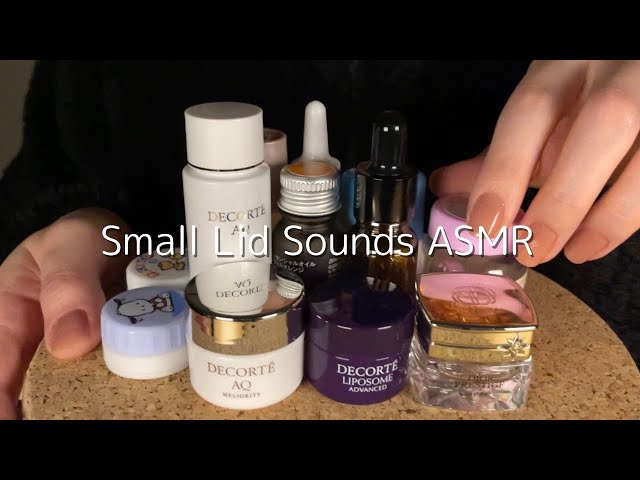 【ASMR｜音フェチ】小さめ容器だけの蓋の開閉音🧚‍♀️｜Small Lid Sounds (No Talking)