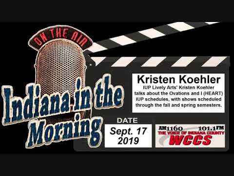 Indiana in the Morning Interview: Kristen Koehler (9-17-19)