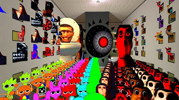 Giant MR TREE MR SUN Sprunki NEXTBOTS RED OBUNGA & LOBOTOMY Geometry Dash Emojis in Gmod COMPILATION