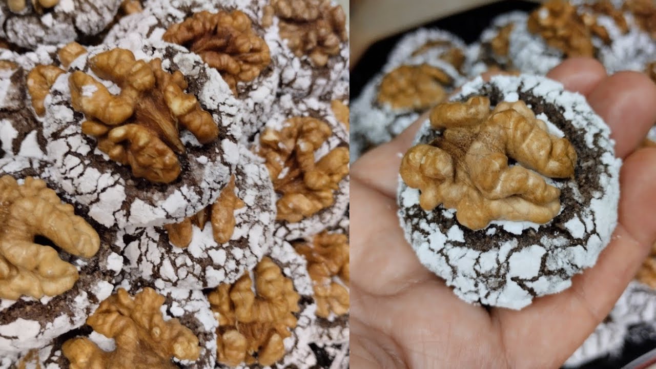 حلويات العيد 2025💥معلكة أو غريبة بالكاوكاو مشققة وناجحة 💯مع جميع النصائح والأسرار باش تصدق ليكم