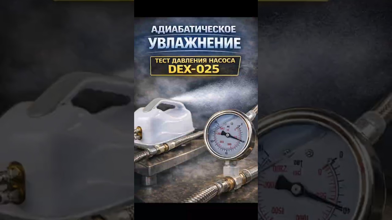 Тест давления насоса DEX-025