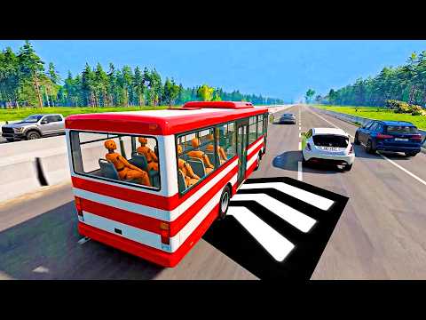 2626 MPH 😱 INSANE SPEED vs Cars, SUVs, Trucks & Buses in Traffic 🚀 | 💀 BeamNG.drive #83