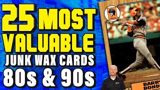25 Most Valuable Cards From the 80s and 90s