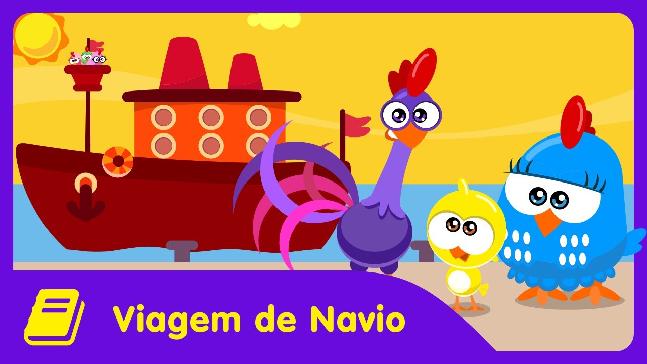 ⁣Galinha Pintadinha Mini - Historinha - Viagem de Navio