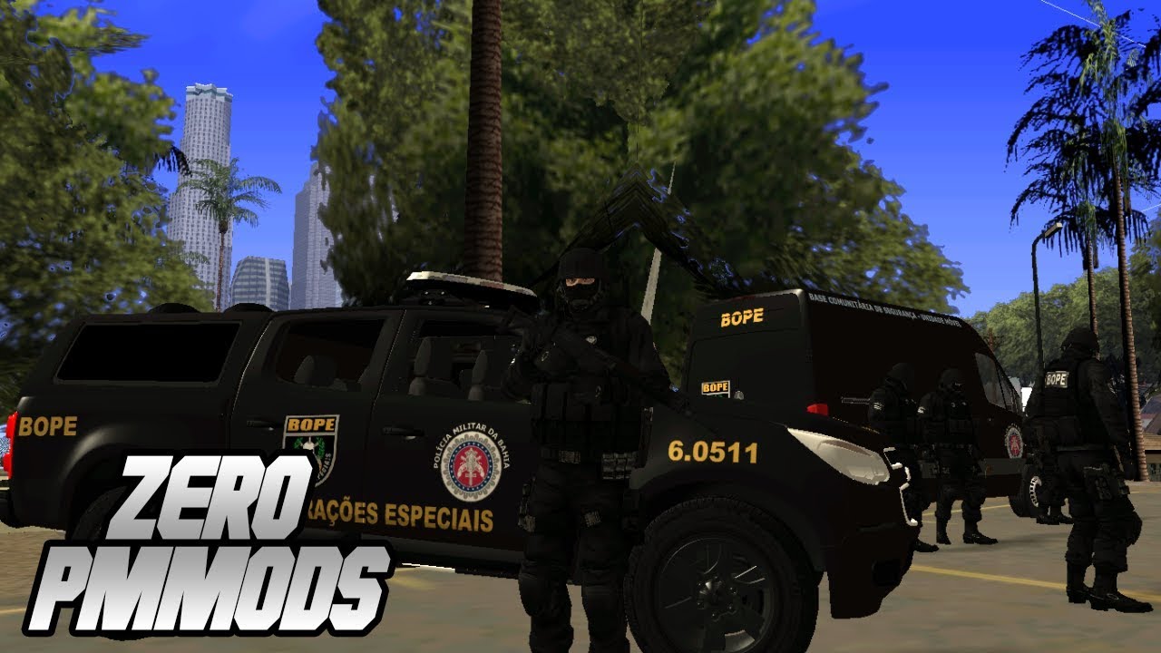 🚔GTA SA - PMBA | BOPE EXPLODE SUPOSTO ARTEFATO EXPLOSIVO