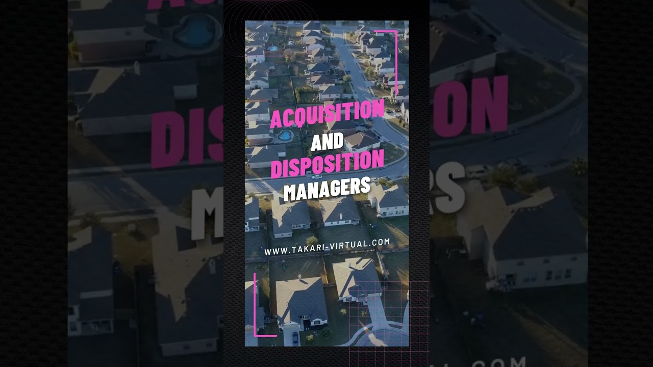 Acquisition and Disposition Manager