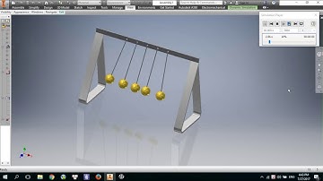 mô phỏng dynamic chuyển động con lắc trên inventor