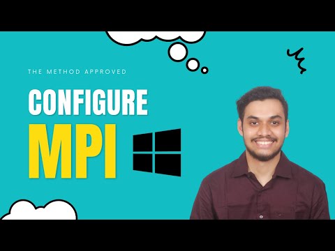 How To Install And Configure MPI (Message Passing Interface) for WINDOWS || Visual Studio Tutorial