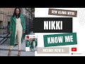 Sew along with nikki x know me me2001