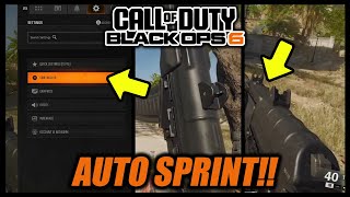 How to Sprint Automatically in Call of Duty: Black Ops 6 | Auto-Sprint Settings Guide